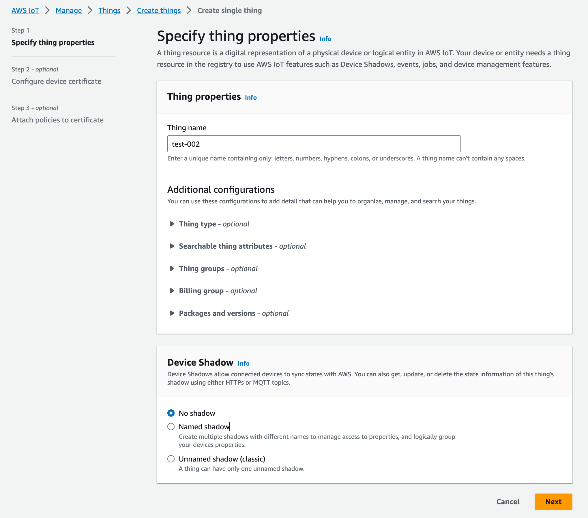 AWS IoT Core