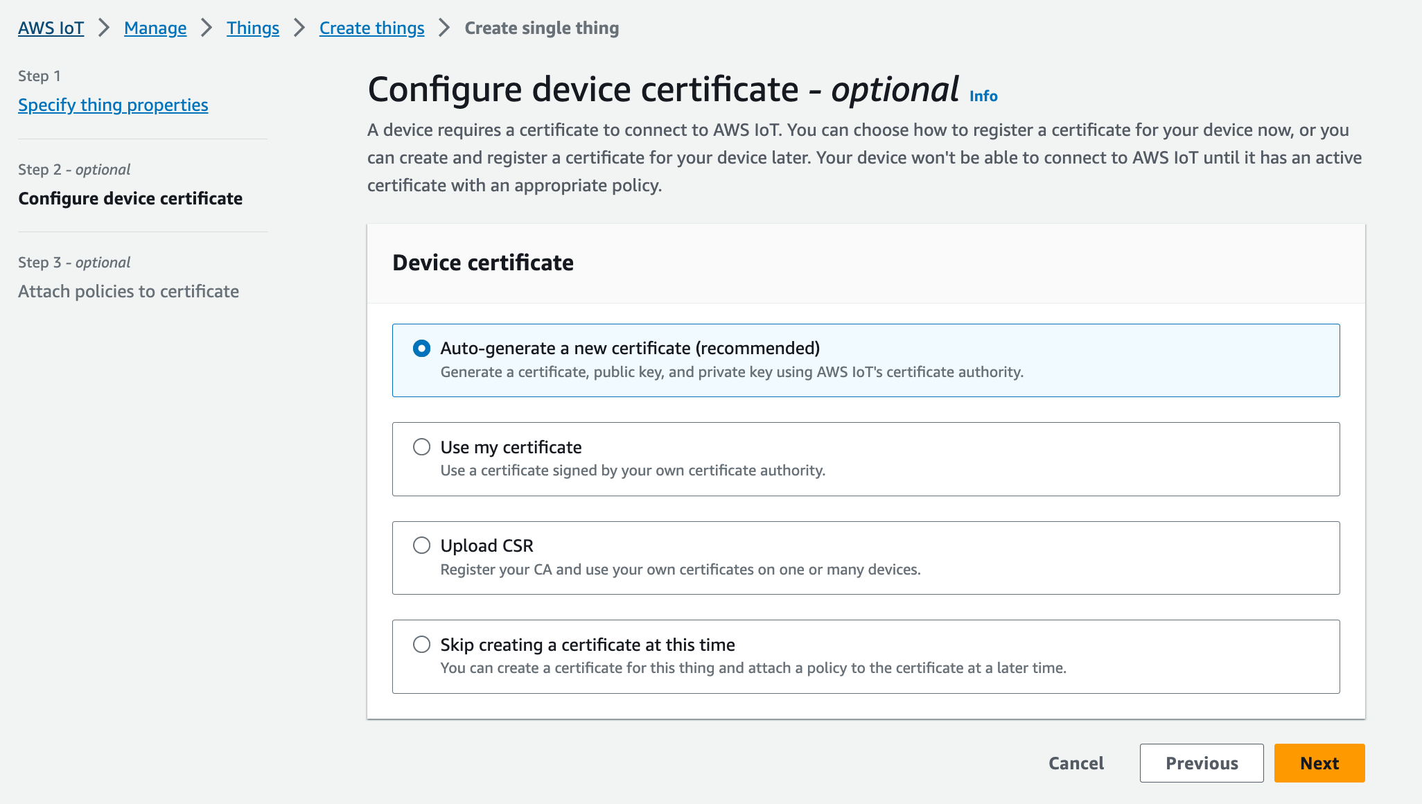 AWS IoT Core